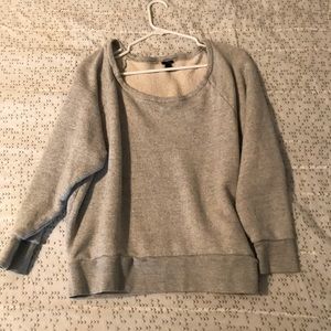 J. Crew off the shoulder sweatshirt
